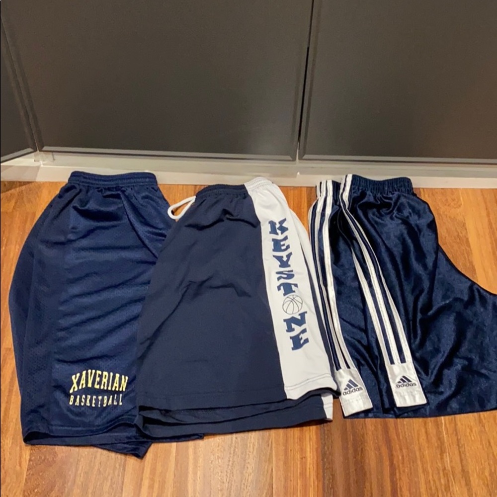 Navy basketball shorts
